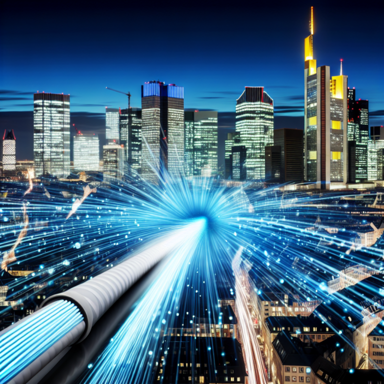Glasfaser in Frankfurt: Hochgeschwindigkeitsnetzwerk treibt die digitale Transformation voran