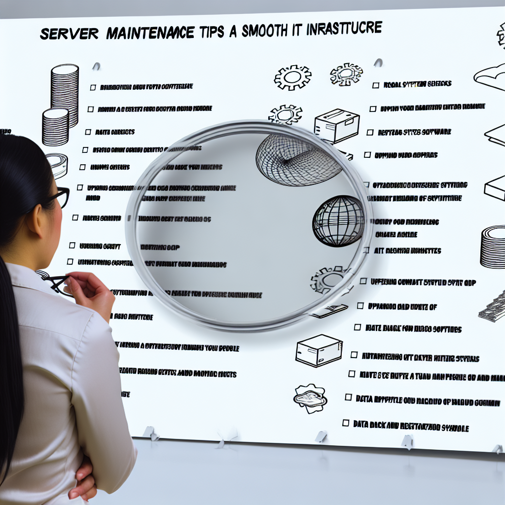 Server-Wartung Checkliste: Tipps für eine reibungslose IT-Infrastruktur