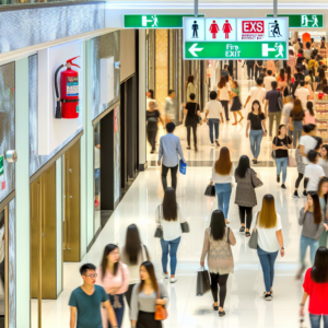 Brandmeldesysteme für Shoppingcenter: Sicherheit für große Besucherströme