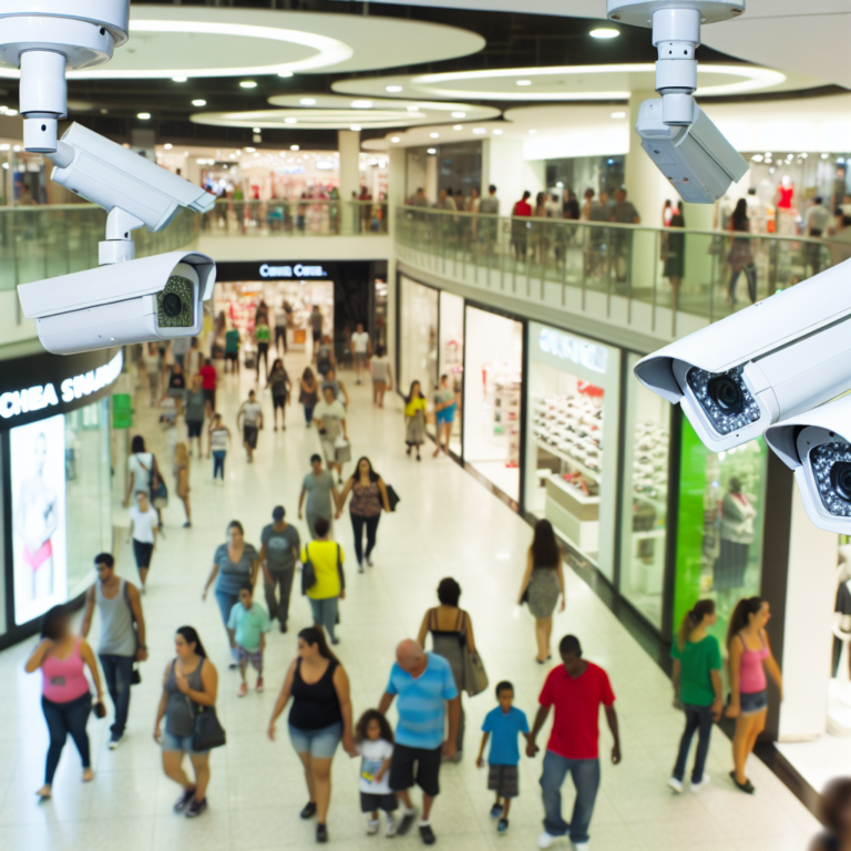 Videoüberwachung für Shoppingcenter: Schutz und Übersicht in großen Anlagen